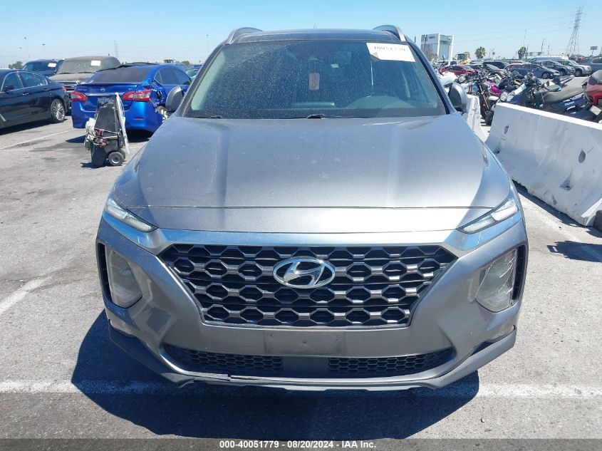 2019 Hyundai Santa Fe Limited VIN: 5NMS5CADXKH112711 Lot: 40051779