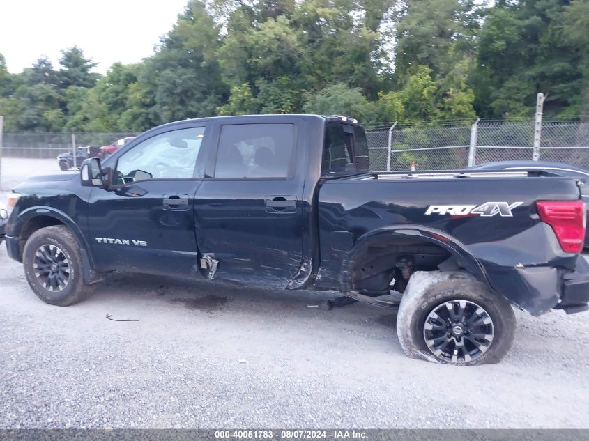 2018 Nissan Titan Sv/Sl/Pro-4X/Plat Res VIN: 1N6AA1E56JN537422 Lot: 40051783