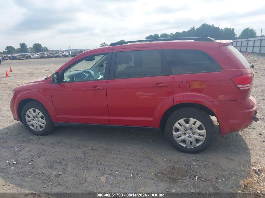 2020 Dodge Journey Se Value VIN: 3C4PDCAB0LT249653 Lot: 40051790