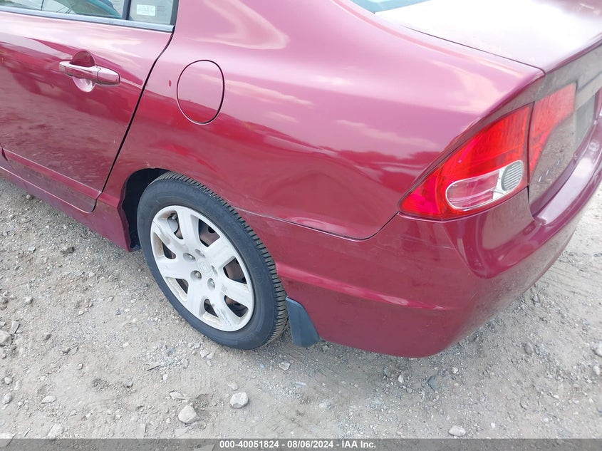 2008 Honda Civic Sdn Lx VIN: 1HGFA16528L082552 Lot: 40051824