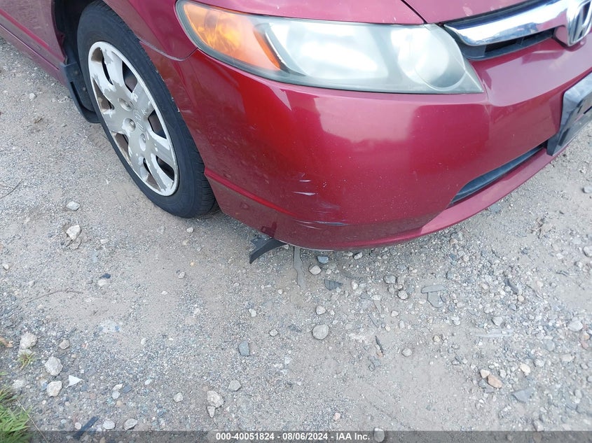 2008 Honda Civic Sdn Lx VIN: 1HGFA16528L082552 Lot: 40051824