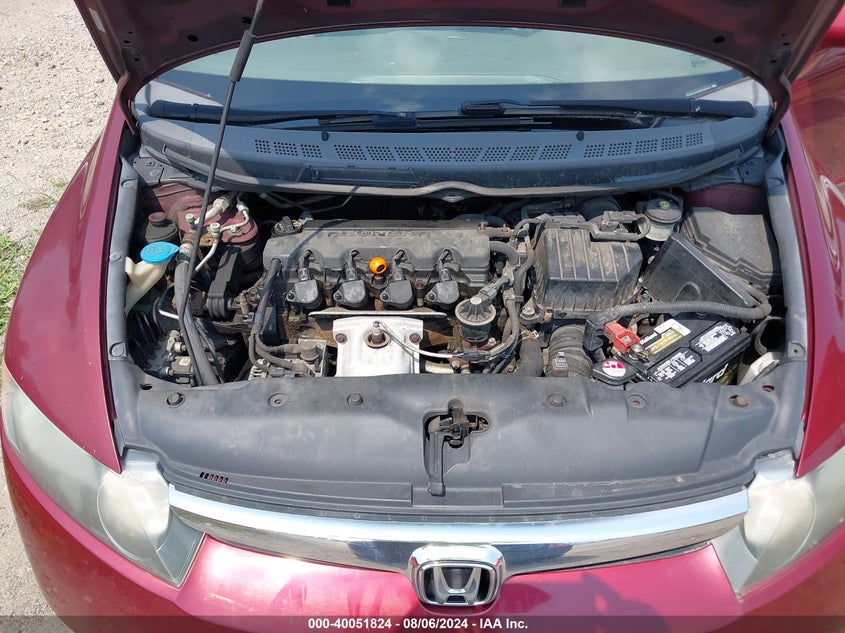 2008 Honda Civic Sdn Lx VIN: 1HGFA16528L082552 Lot: 40051824