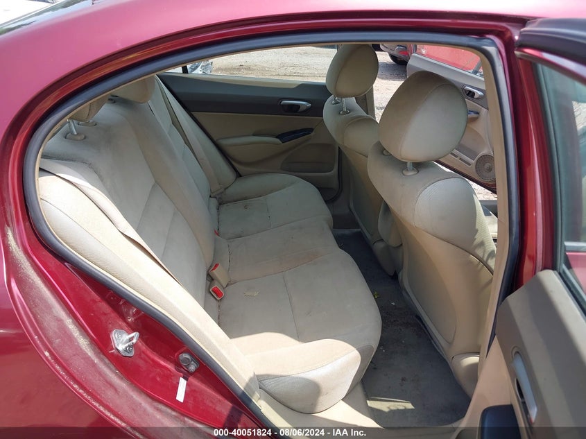 2008 Honda Civic Sdn Lx VIN: 1HGFA16528L082552 Lot: 40051824