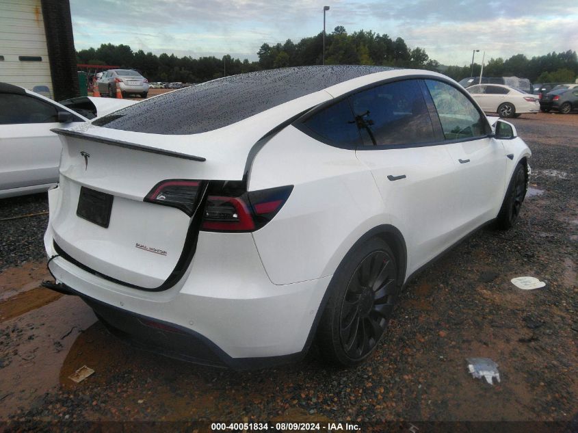 2022 Tesla Model Y VIN: 7SAYGDEF1NF336619 Lot: 40051834