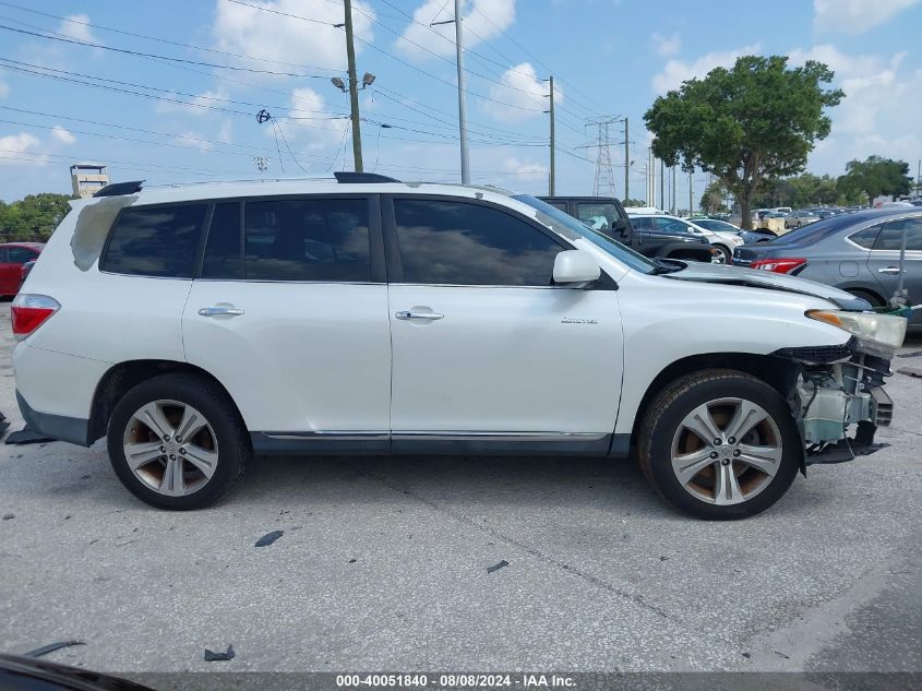 2011 Toyota Highlander Limited V6 VIN: 5TDYK3EH0BS032105 Lot: 40051840