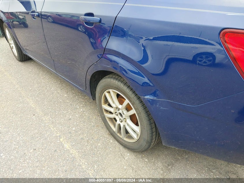 2012 Chevrolet Sonic 2Lt VIN: 1G1JC5SH0C4221535 Lot: 40051897