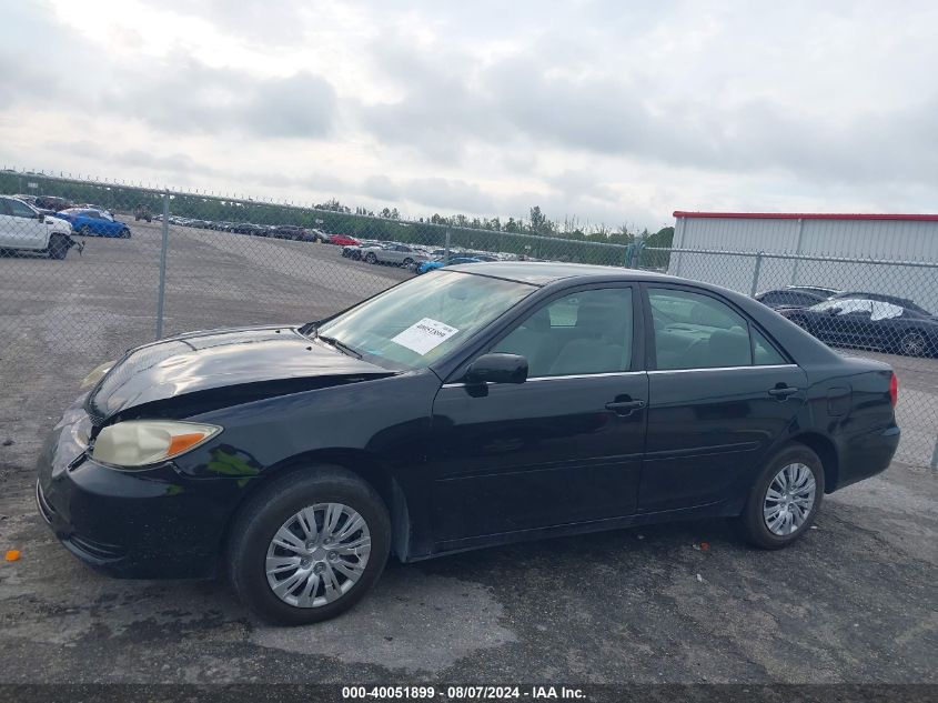 2003 Toyota Camry Le/Xle/Se VIN: 4T1BE32K43U187214 Lot: 40051899
