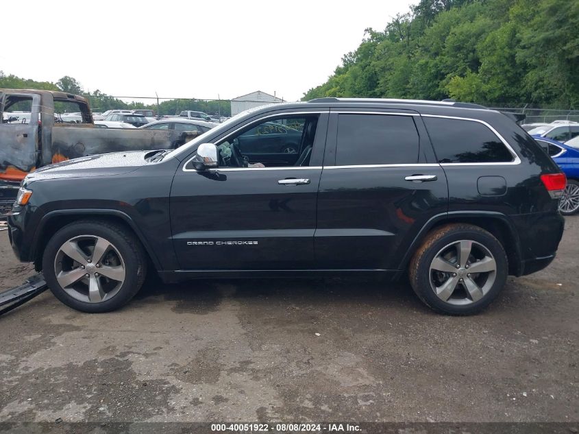 2014 Jeep Grand Cherokee Overland VIN: 1C4RJFCG9EC531543 Lot: 40051922