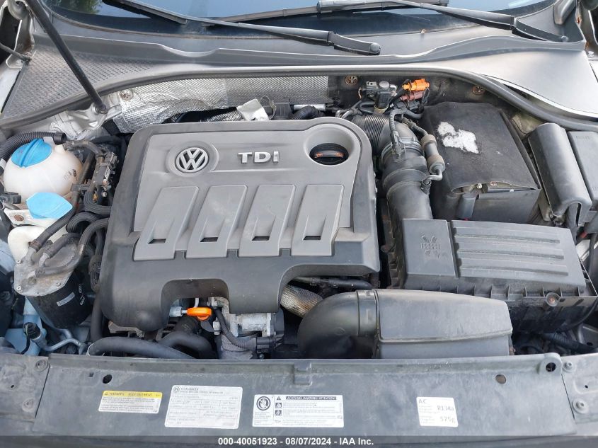 1VWBN7A34EC006723 2014 Volkswagen Passat 2.0L Tdi Se