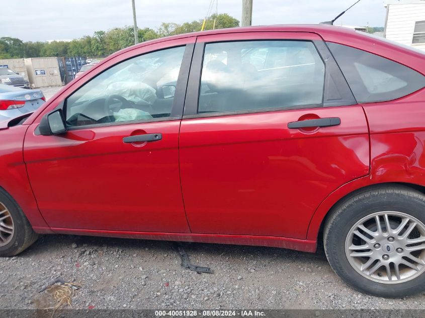 2010 Ford Focus Se VIN: 1FAHP3FN1AW150724 Lot: 40051928