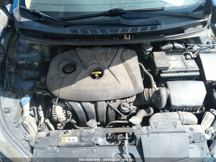 2013 Hyundai Elantra Gls VIN: KMHDH4AE9DU947592 Lot: 40051948