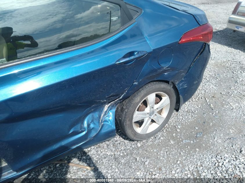 2013 Hyundai Elantra Gls VIN: KMHDH4AE9DU947592 Lot: 40051948