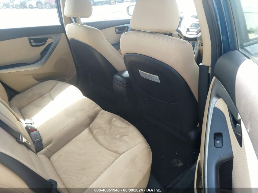 2013 Hyundai Elantra Gls VIN: KMHDH4AE9DU947592 Lot: 40051948