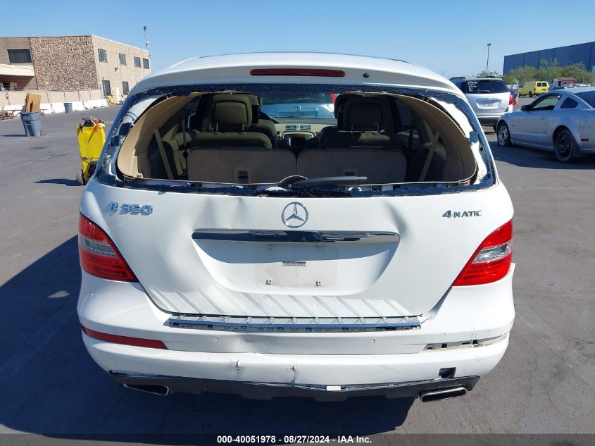 4JGCB6FE3BA119263 2011 Mercedes-Benz R 350 4Matic