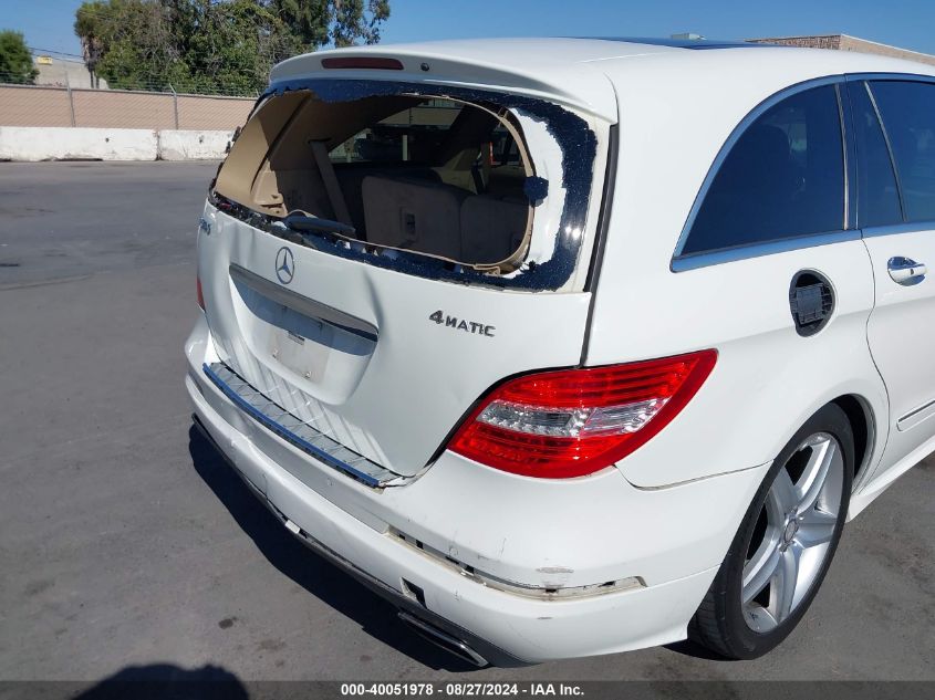 4JGCB6FE3BA119263 2011 Mercedes-Benz R 350 4Matic