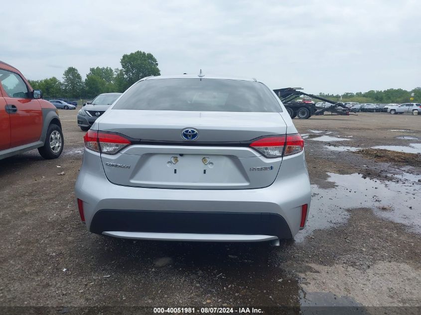 2021 Toyota Corolla Hybrid Le VIN: JTDEAMDE5MJ009227 Lot: 40051981