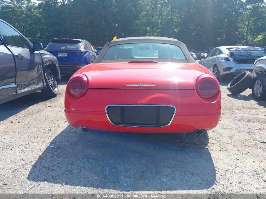 2002 Ford Thunderbird VIN: 1FAHP60A82Y119435 Lot: 40052011