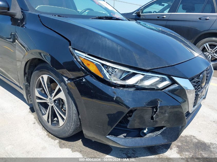 2022 Nissan Sentra Sv Xtronic Cvt VIN: 3N1AB8CV8NY239560 Lot: 40052034