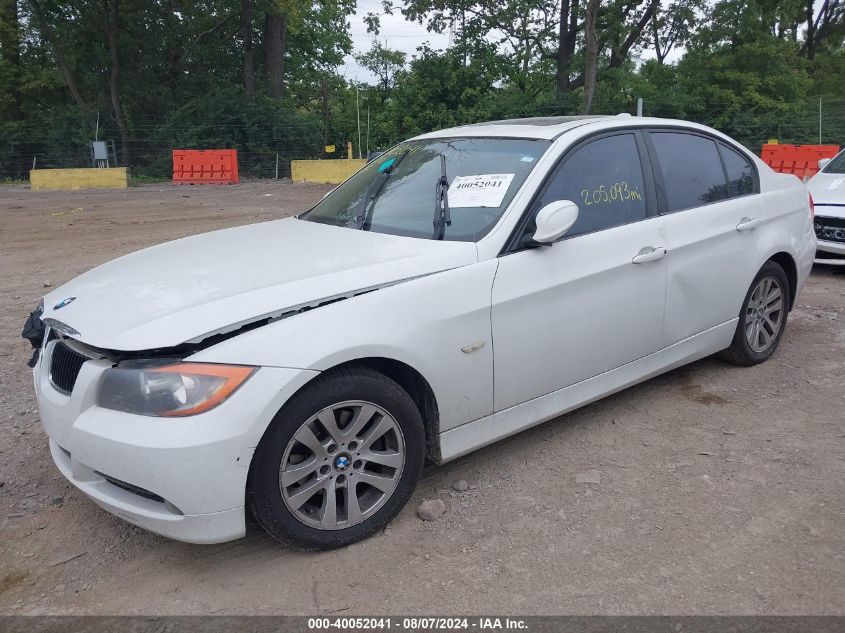 2006 BMW 325I VIN: WBAVB13566KX43527 Lot: 40052041