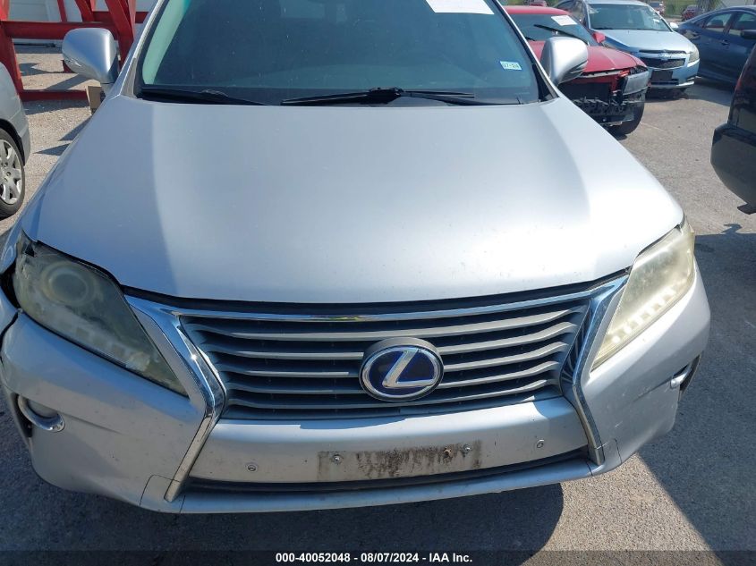 2013 Lexus Rx 450H VIN: JTJZB1BA7D2409584 Lot: 40052048