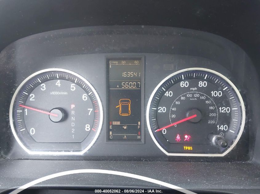 2008 Honda Cr-V Lx VIN: 3CZRE38398G710072 Lot: 40052062