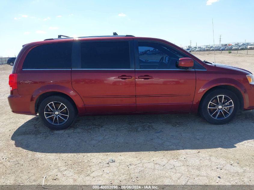 2017 Dodge Grand Caravan Sxt VIN: 2C4RDGCG2HR824502 Lot: 40052098