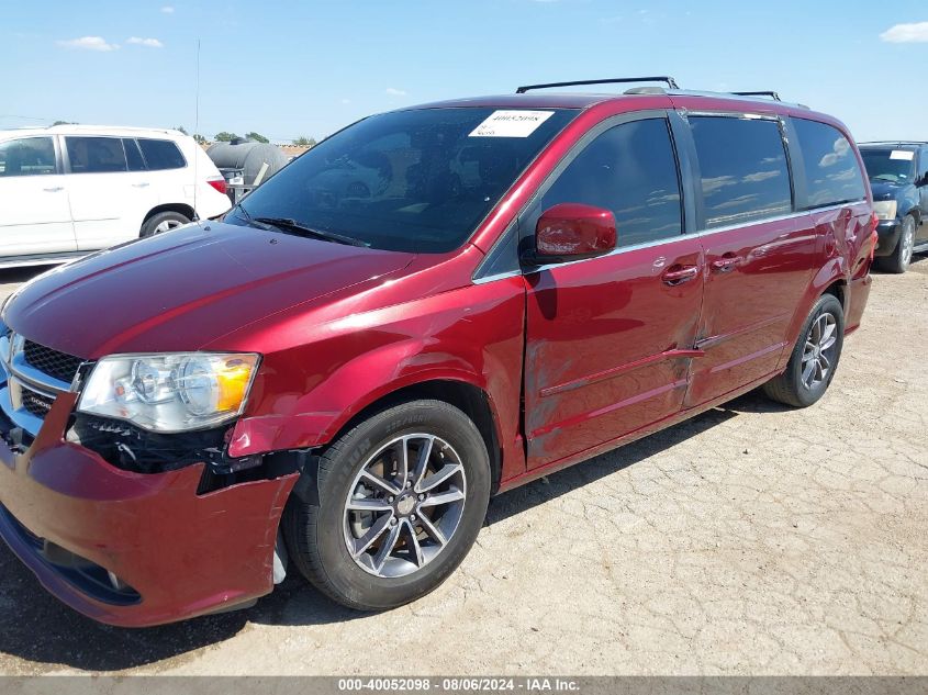 2017 Dodge Grand Caravan Sxt VIN: 2C4RDGCG2HR824502 Lot: 40052098