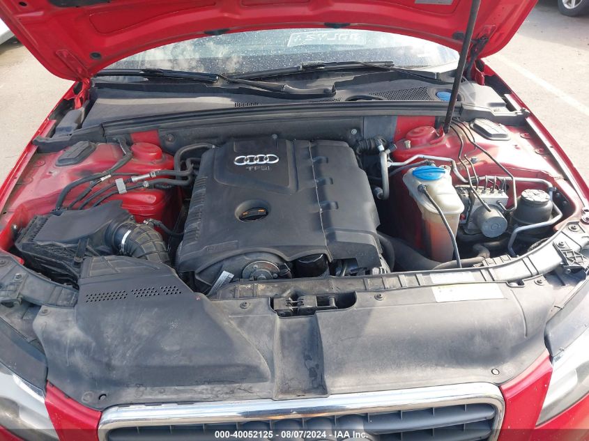 2012 Audi A4 2.0T Premium VIN: WAUFFBFL5CA117428 Lot: 40052125