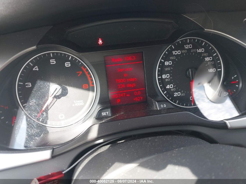 2012 Audi A4 2.0T Premium VIN: WAUFFBFL5CA117428 Lot: 40052125