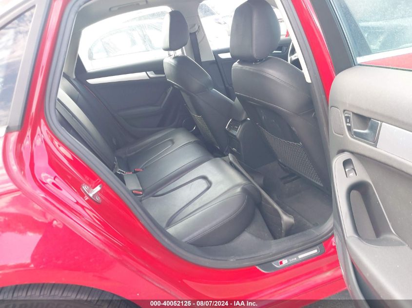 2012 Audi A4 2.0T Premium VIN: WAUFFBFL5CA117428 Lot: 40052125