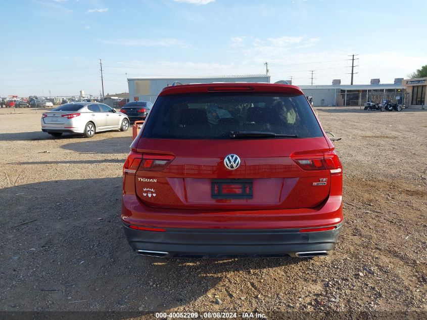 2018 VOLKSWAGEN TIGUAN S - 3VV0B7AX7JM043958