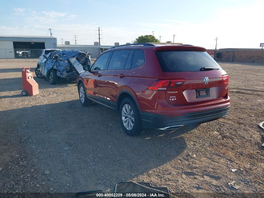 2018 VOLKSWAGEN TIGUAN S - 3VV0B7AX7JM043958