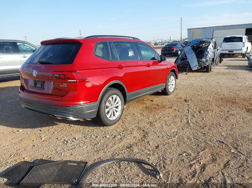 2018 VOLKSWAGEN TIGUAN S - 3VV0B7AX7JM043958