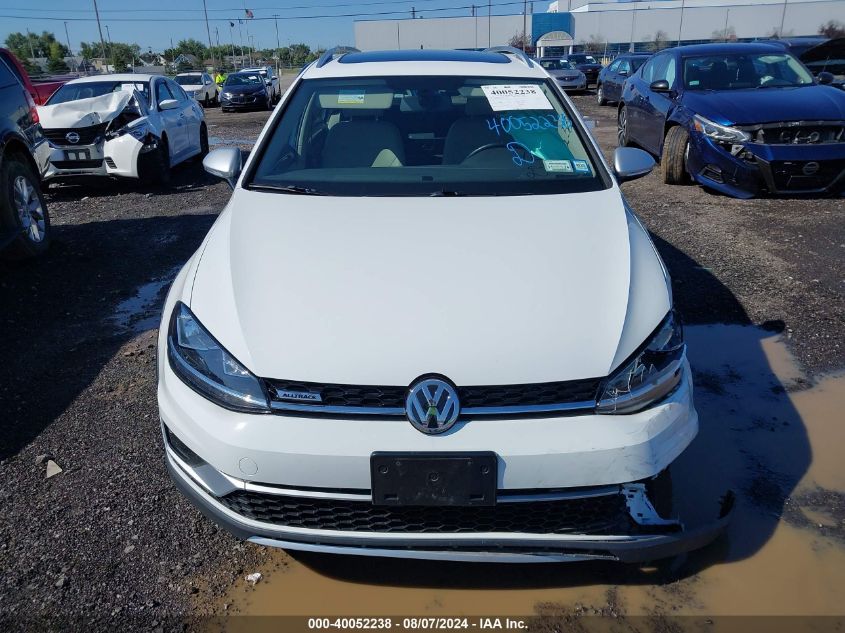 2019 Volkswagen Golf Alltrack Se/Tsi S/Tsi Sel VIN: 3VWM17AUXKM520308 Lot: 40052238