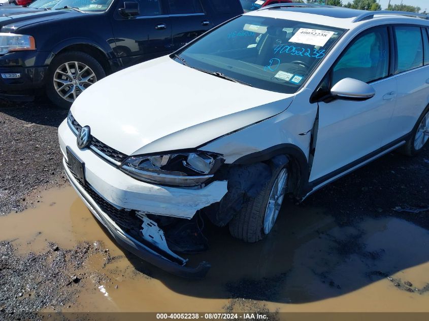 2019 Volkswagen Golf Alltrack Se/Tsi S/Tsi Sel VIN: 3VWM17AUXKM520308 Lot: 40052238