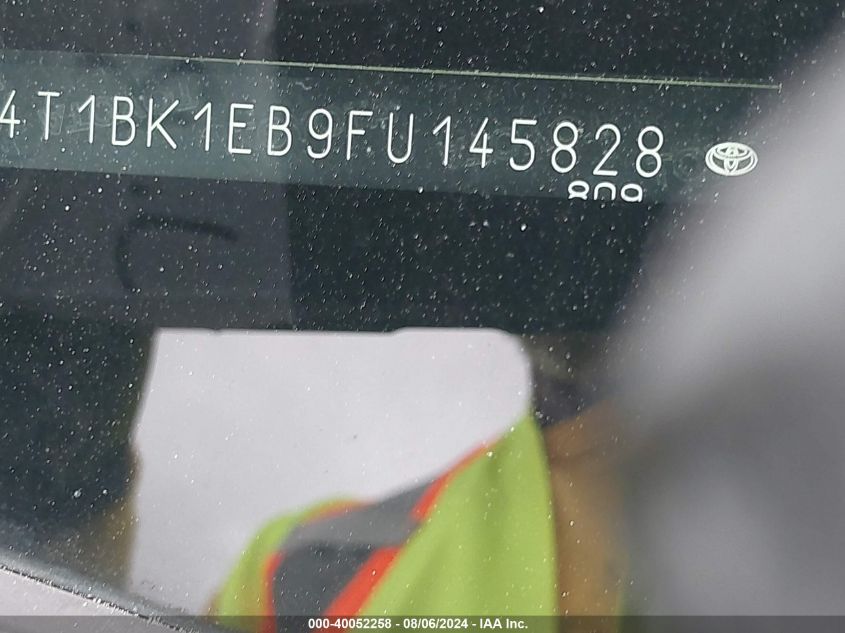 2015 Toyota Avalon Limited VIN: 4T1BK1EB9FU145828 Lot: 40052258