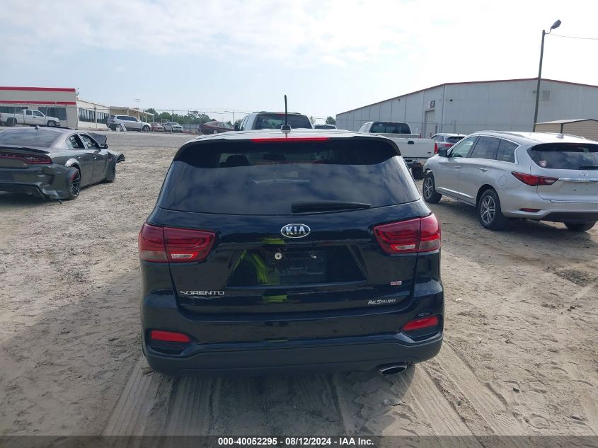 2019 KIA SORENTO 2.4L L - 5XYPG4A30KG584830