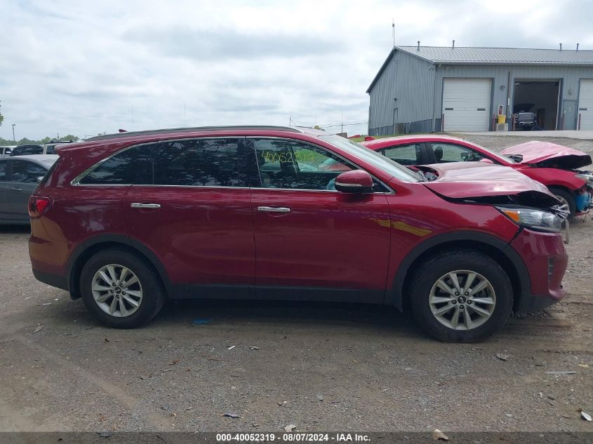 2019 Kia Sorento 2.4L Lx VIN: 5XYPG4A30KG470942 Lot: 40052319