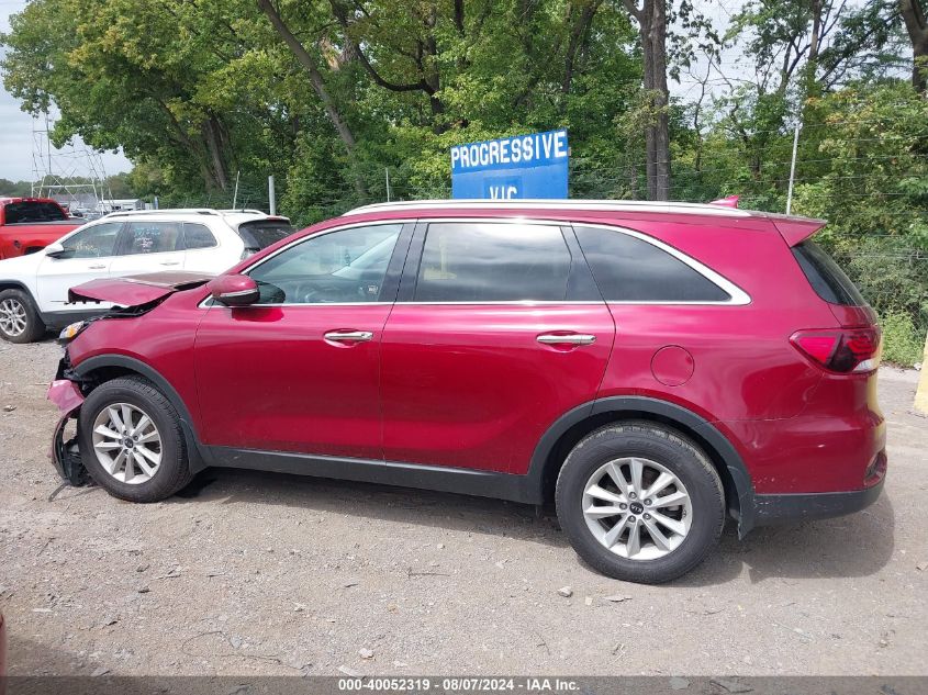 2019 Kia Sorento 2.4L Lx VIN: 5XYPG4A30KG470942 Lot: 40052319