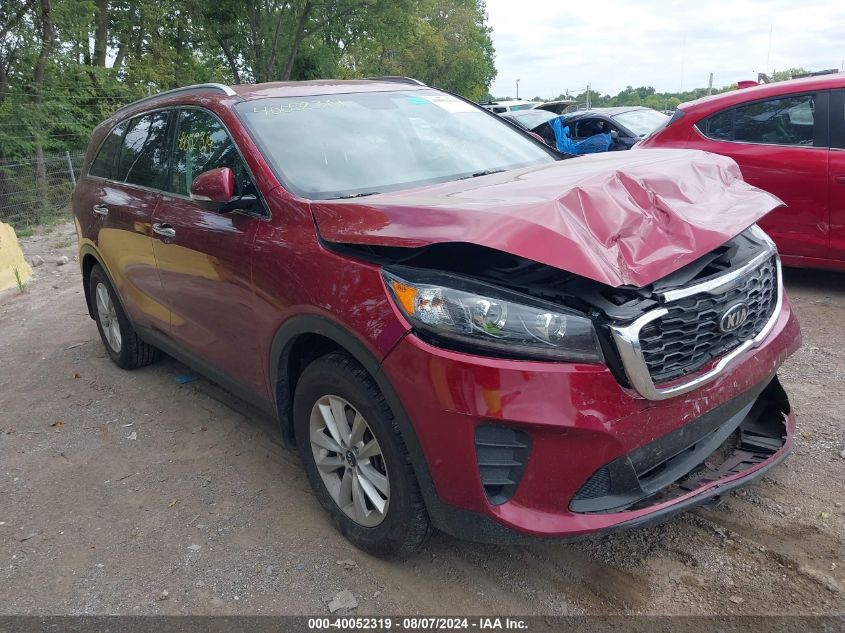 2019 Kia Sorento 2.4L Lx VIN: 5XYPG4A30KG470942 Lot: 40052319