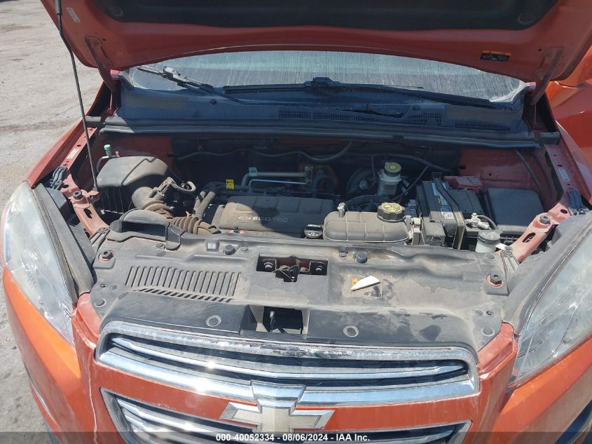 2015 Chevrolet Trax Ltz VIN: KL7CJTSBXFB201263 Lot: 40052334