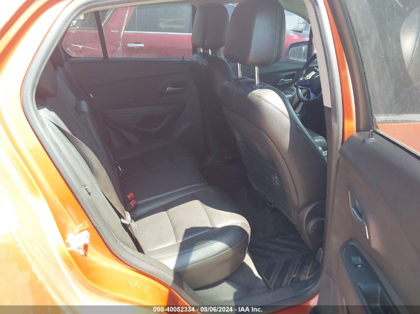 2015 Chevrolet Trax Ltz VIN: KL7CJTSBXFB201263 Lot: 40052334