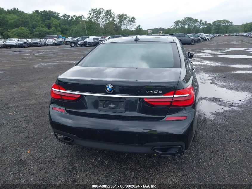 2019 BMW 740E xDrive Iperformance VIN: WBA7J2C54KB246374 Lot: 40052361