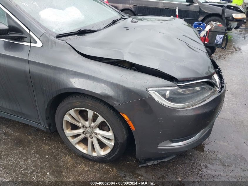 2015 Chrysler 200 Limited VIN: 1C3CCCAB6FN612466 Lot: 40052384