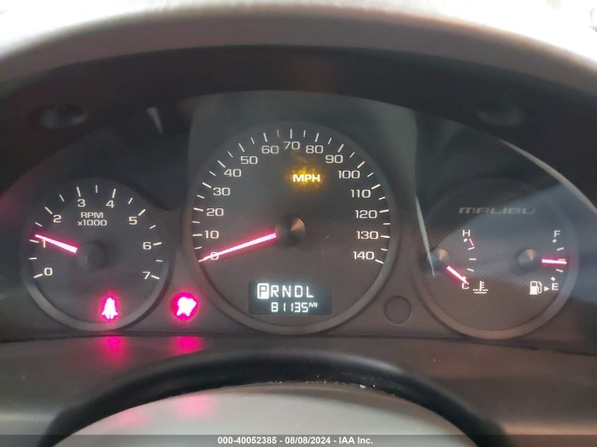 2005 Chevrolet Malibu Ls VIN: 1G1ZT52855F262754 Lot: 40052385