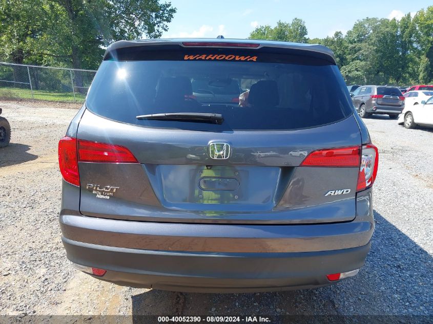 2016 Honda Pilot Exl VIN: 5FNYF6H61GB056702 Lot: 40052390