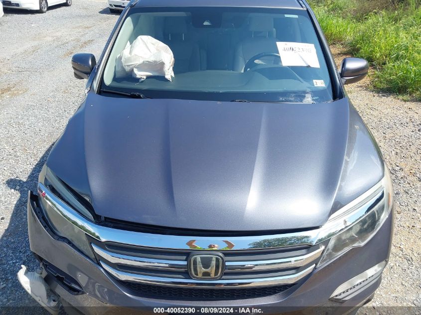 2016 Honda Pilot Exl VIN: 5FNYF6H61GB056702 Lot: 40052390