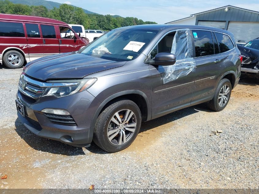 2016 Honda Pilot Exl VIN: 5FNYF6H61GB056702 Lot: 40052390