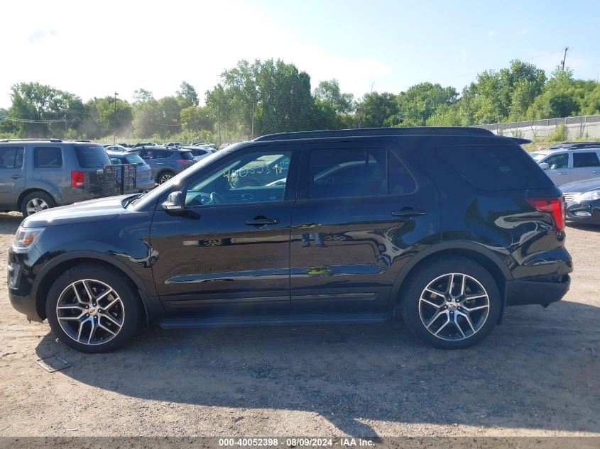 2017 Ford Explorer Sport VIN: 1FM5K8GT4HGD46324 Lot: 40052398