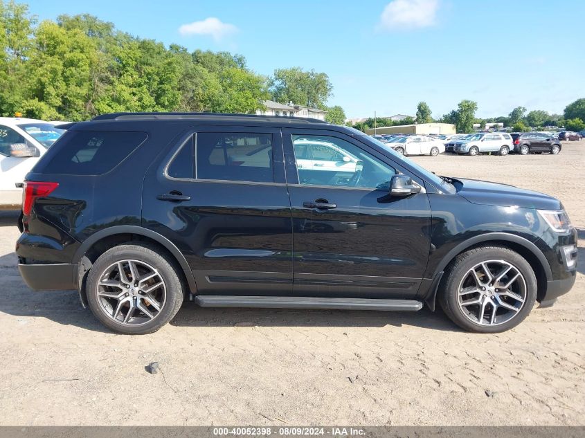 2017 Ford Explorer Sport VIN: 1FM5K8GT4HGD46324 Lot: 40052398